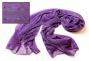 Purple Silky Knit Scarf